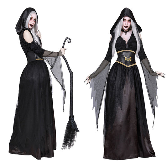 Dark Vampire Witch Horror COS Masquerade Party Show - Costumes