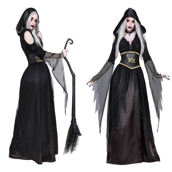 Dark Vampire Witch Horror COS Masquerade Party Show - Discount Halloween City
