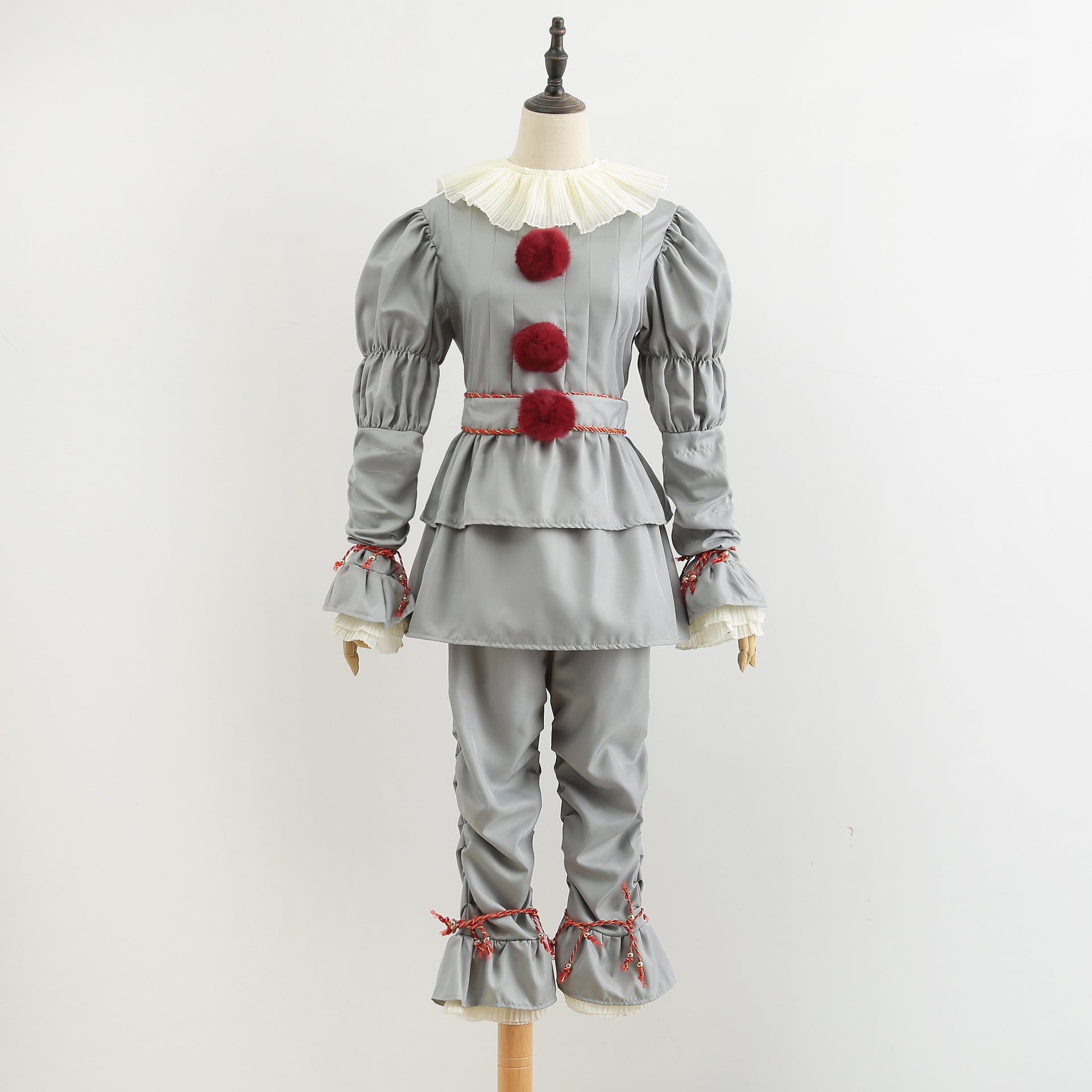 Clown Return Ghost Cos Red-Haired Sewer Clown Cosplay Halloween Costume - Discount Halloween City