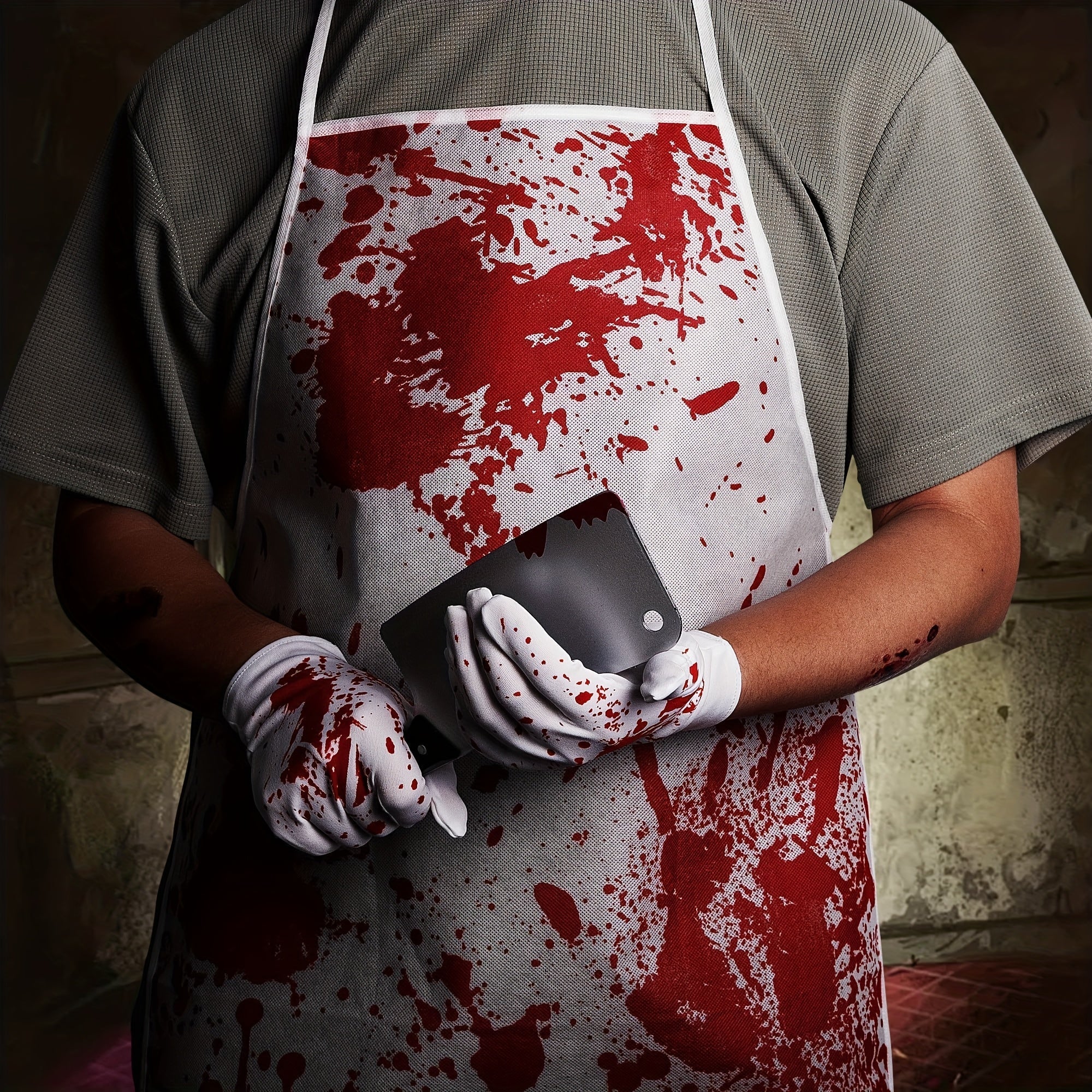 Halloween Bloody Butcher Costume Set (35pcs)-1