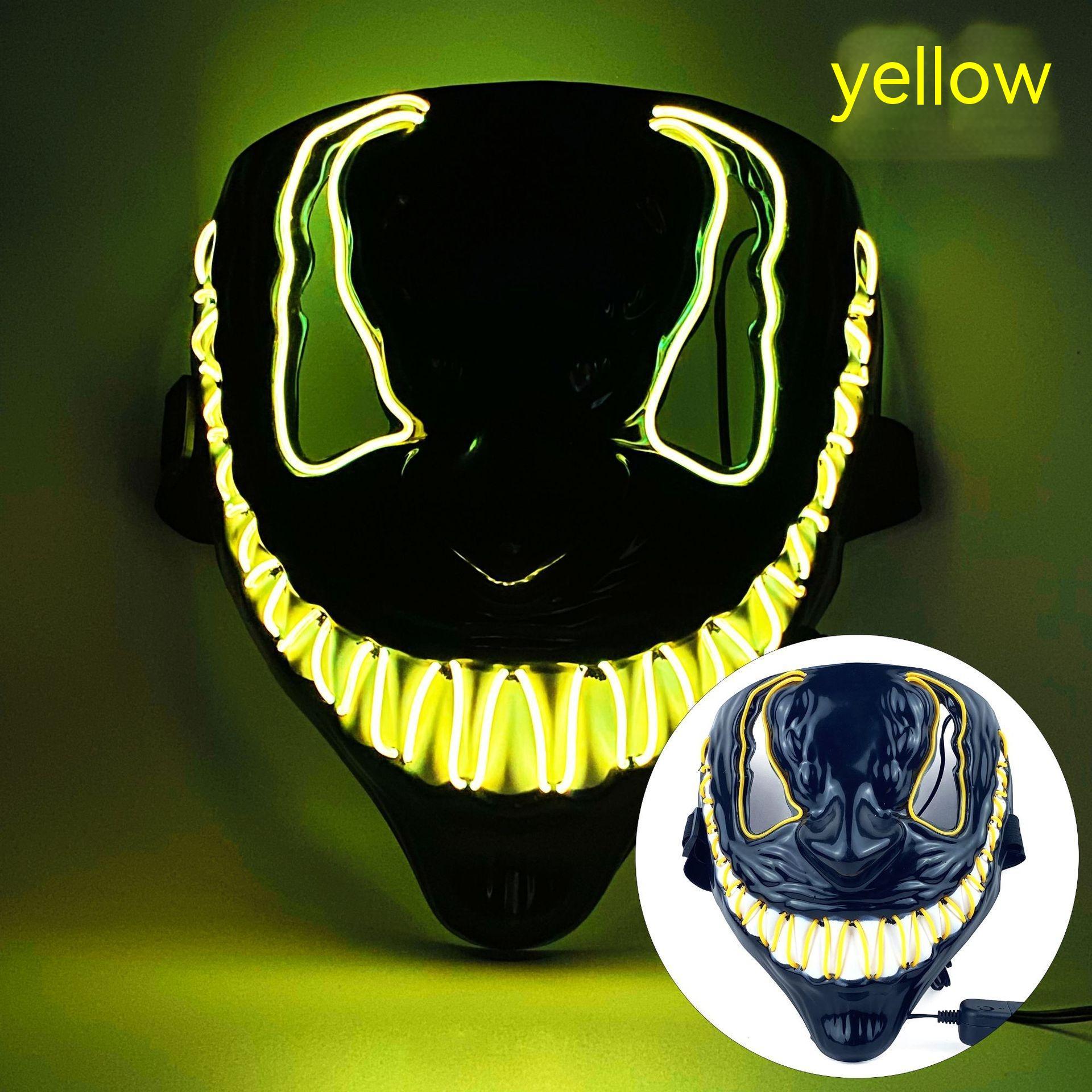 Halloween Horror LED Luminous Mask Dance Party - Discount Halloween City