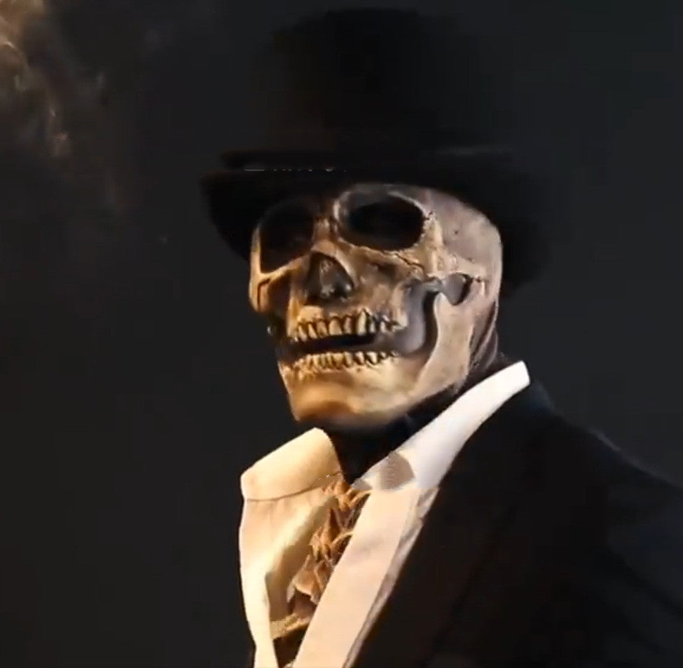 Halloween Horror Skull Movable Mask - Discount Halloween City
