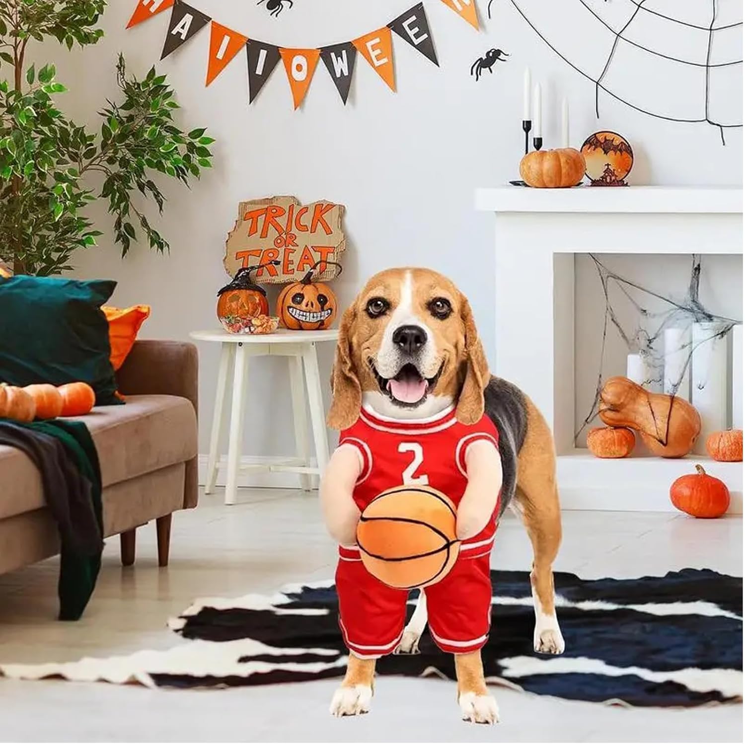 Pet Costumes Dog Basketball Player Costume Halloween - Discount Halloween City