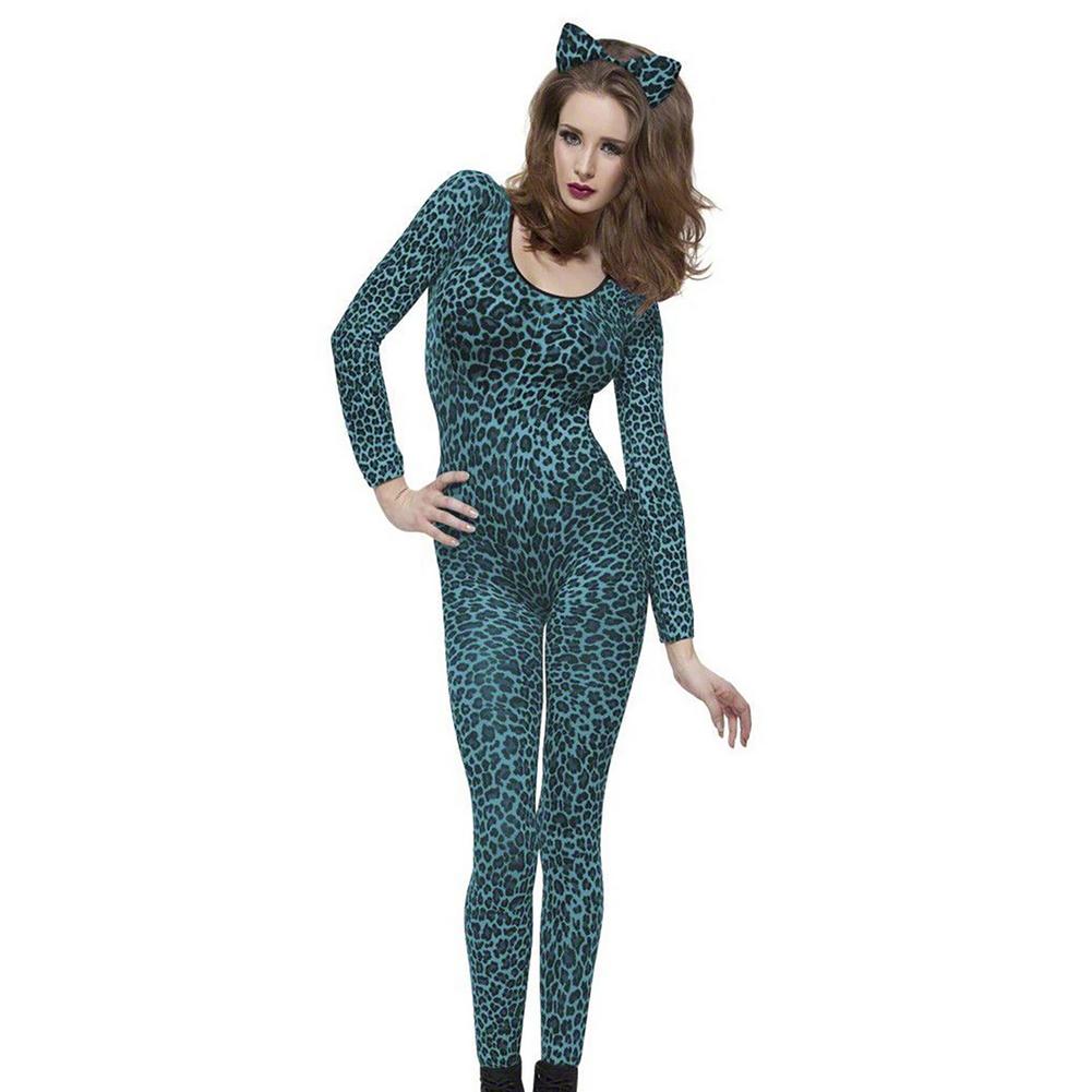 Halloween Costume Leopard Print Animal COSPLAY Nightclub - Discount Halloween City