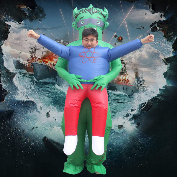 Halloween Ninja Alien Funny Inflatable Clothes - Discount Halloween City