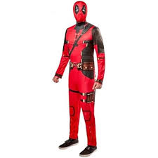 Red & Black Anti-Hero Zentai Costume for Men - Full Bodysuit Halloween Outfit