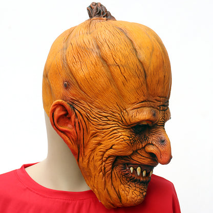 Halloween Easter Pumpkin Cosplay Latex Mask Scary Carnival - Discount Halloween City