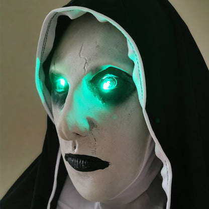 Nun Mask Halloween Ghost Horror Costume Played | Masks | Indoor Decorations - Costumes