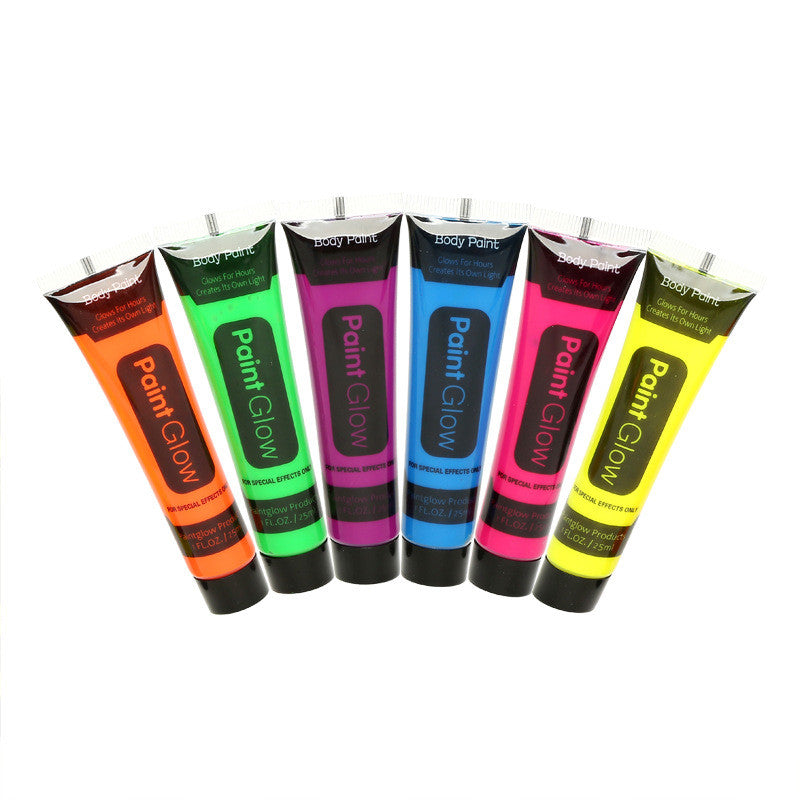 Halloween 24PCS Paint Grow Professional Flash Body Highlighters Face Pigment Luminous - Discount Halloween City