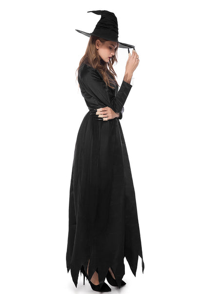 Halloween Fashion Black Witch Costume Suit - Discount Halloween City