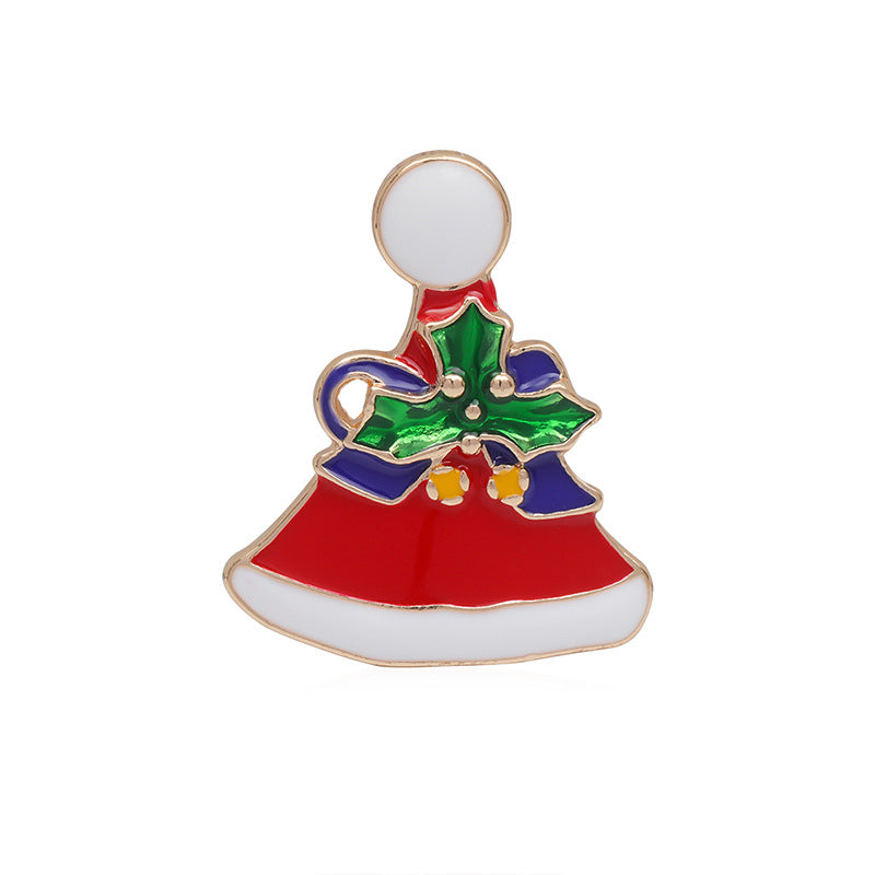 Halloween Snowman Christmas Tree Corsage Alloy Dripping - Costumes