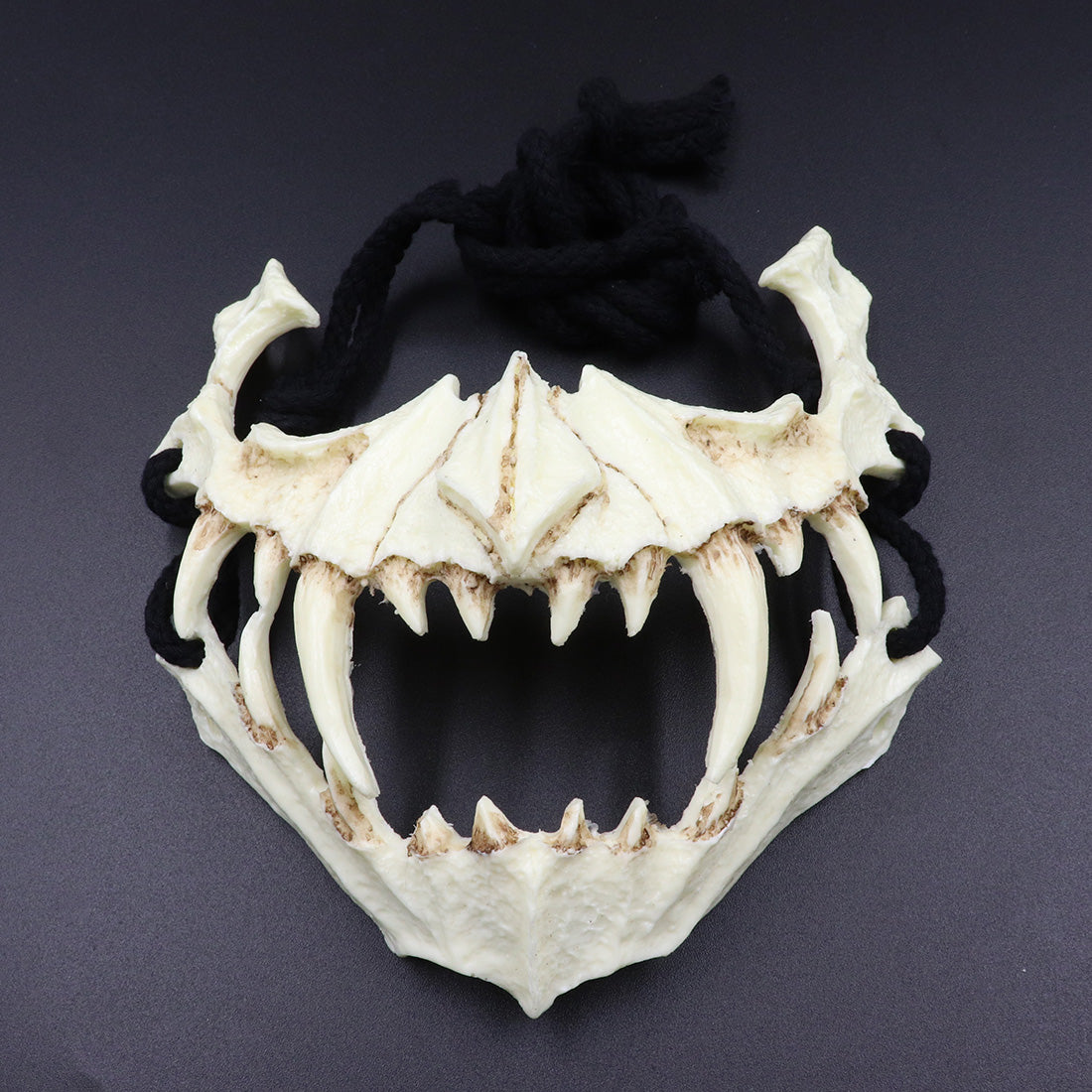 Smiling Mask Masquerade Funny Scary Prop - alternate view 3