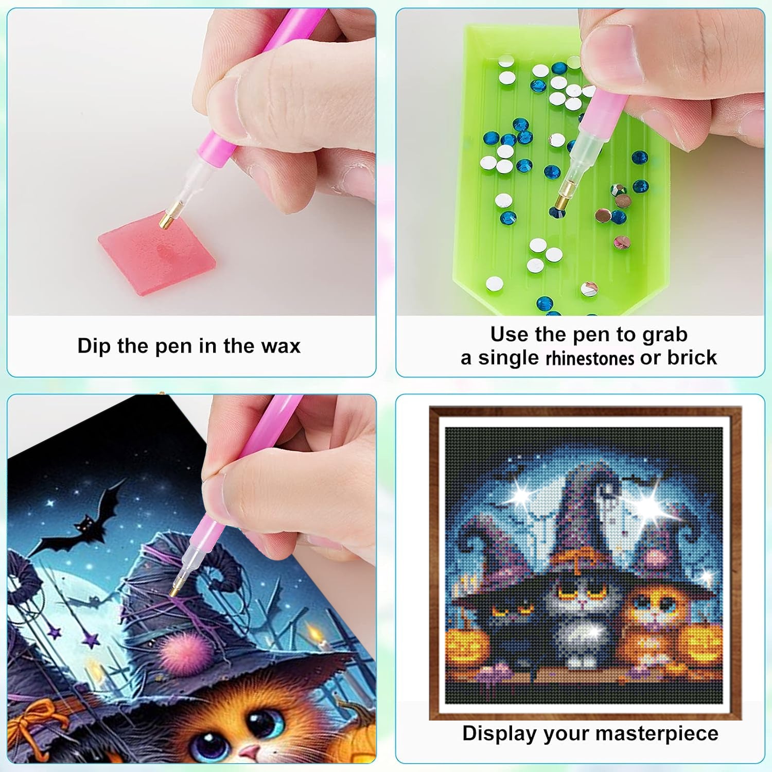 4 Pack Halloween Diamond Kit - Discount Halloween City