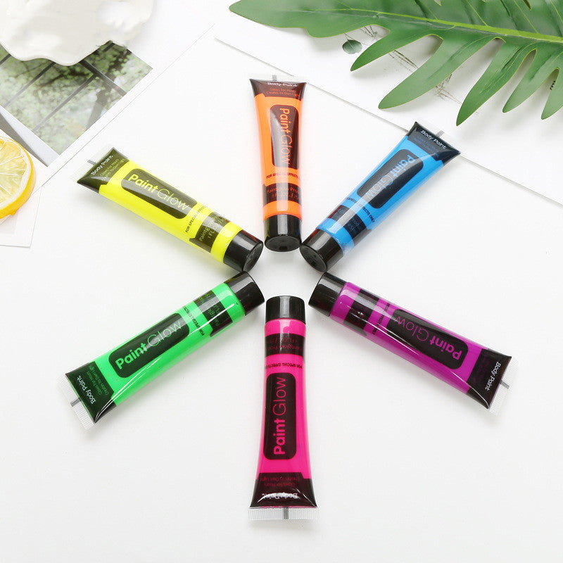 Halloween 24PCS Paint Grow Professional Flash Body Highlighters Face Pigment Luminous - Discount Halloween City