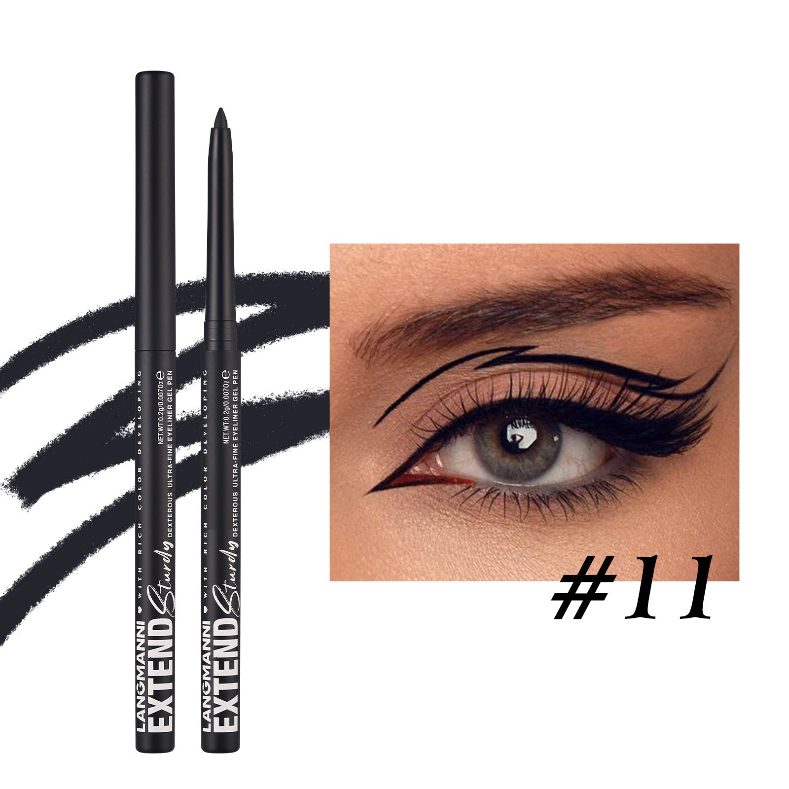 Colorful Gel Glitter Eyeliner Pencils Waterproof & Smudgeproof for Party, Halloween - Discount Halloween City