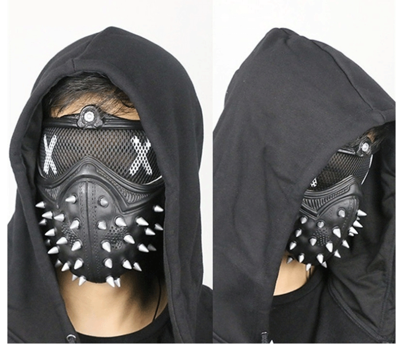 Halloween Punk Demon Watchdog Mask - Masks