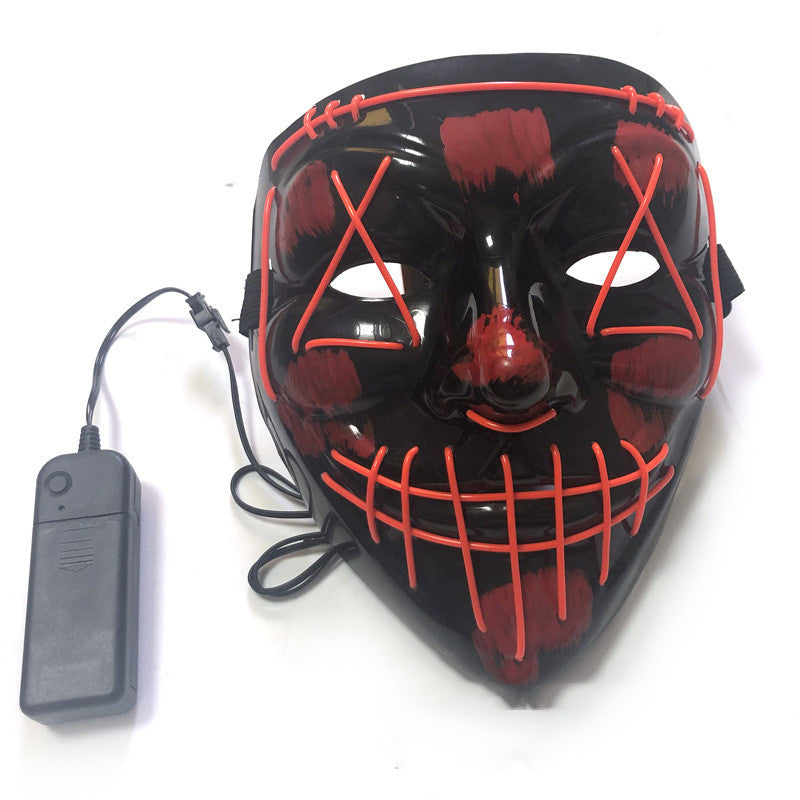 Halloween EL Glowing Mask Ghost Dance Step - Discount Halloween City