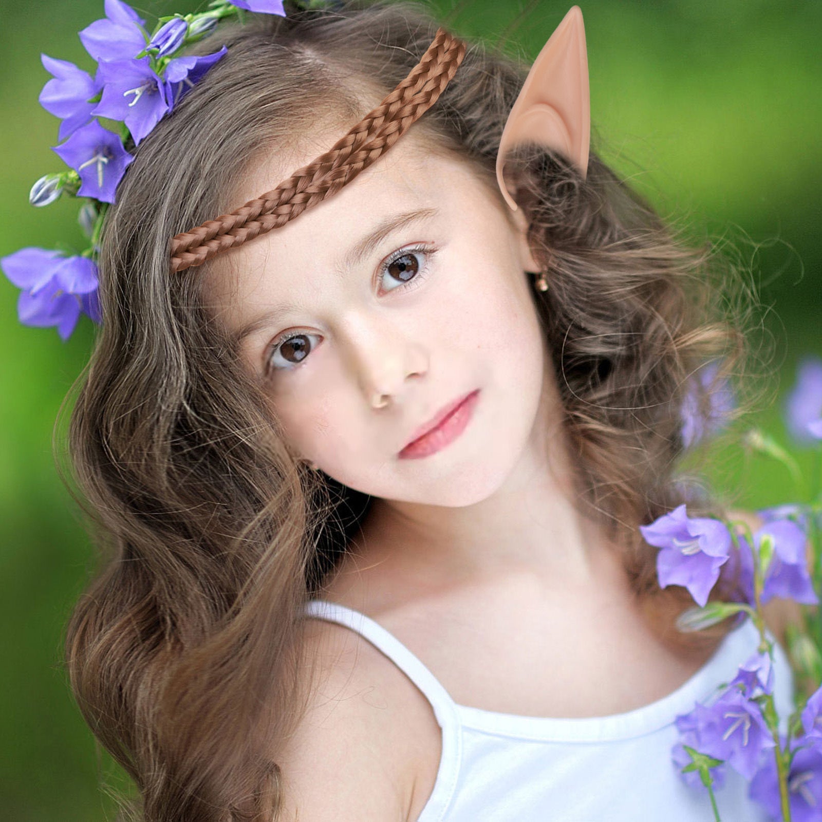 Elf Ears Set - 2 Pairs of Ears & 2 Hair Bands - Discount Halloween City