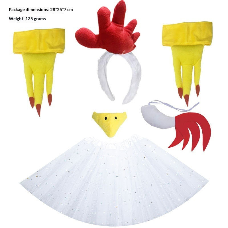 Thanksgiving Turkey Rooster Headband Set - alternate view 7