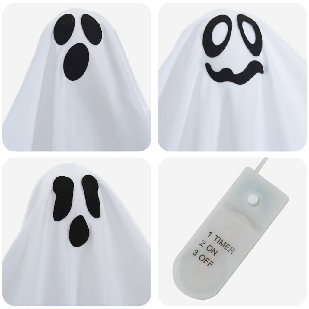 Hanging Halloween Ghost with 3 Leds - Discount Halloween City