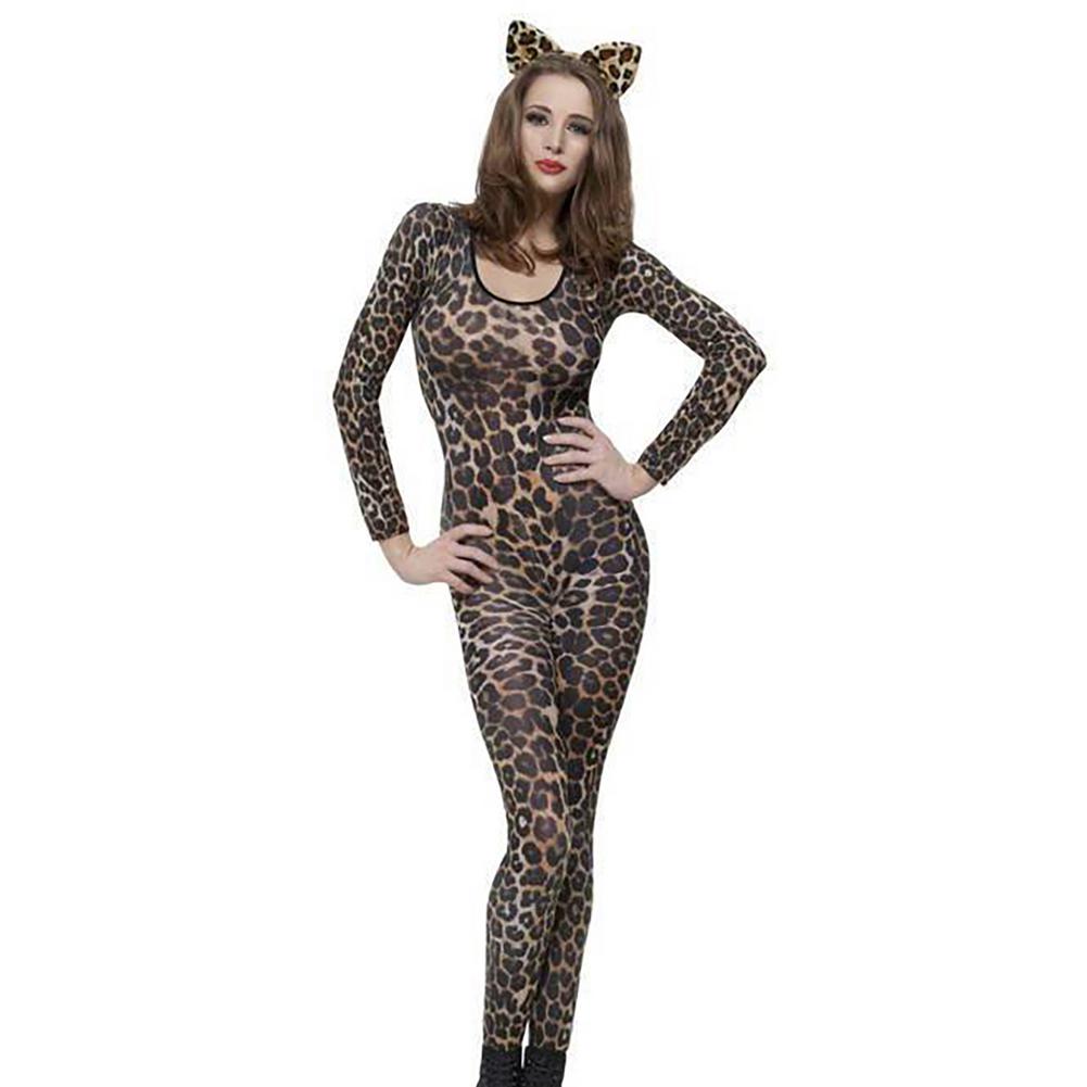 Halloween Costume Leopard Print Animal COSPLAY Nightclub - Discount Halloween City