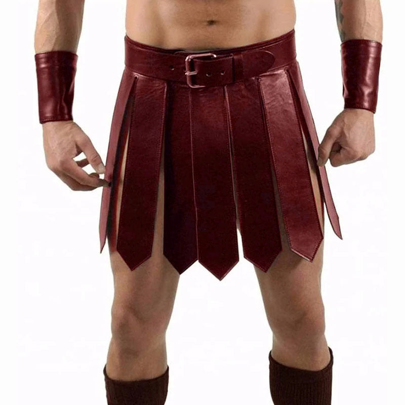 Halloween Men's Medieval Roman Skirt Samurai Costume - Discount Halloween City