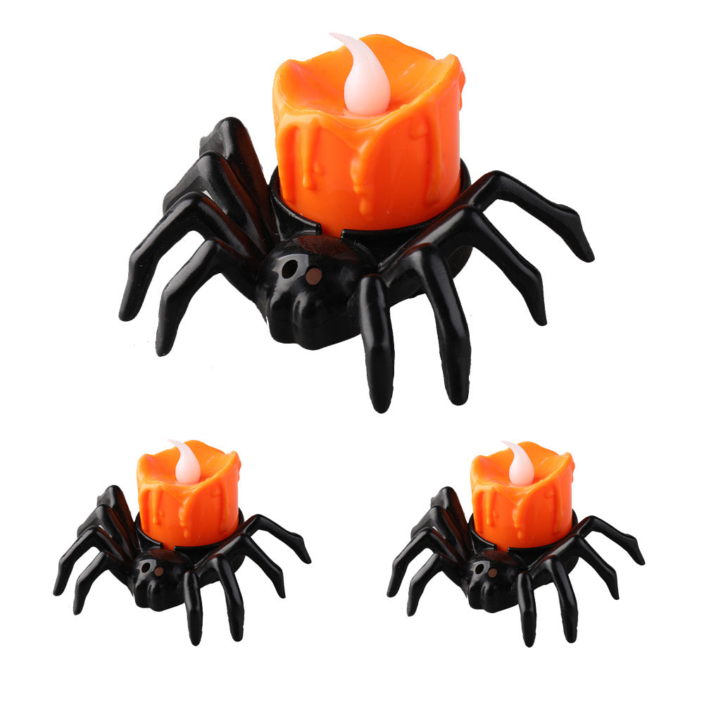 Halloween Festival Atmosphere Spider Candlestick Ornaments - Discount Halloween City
