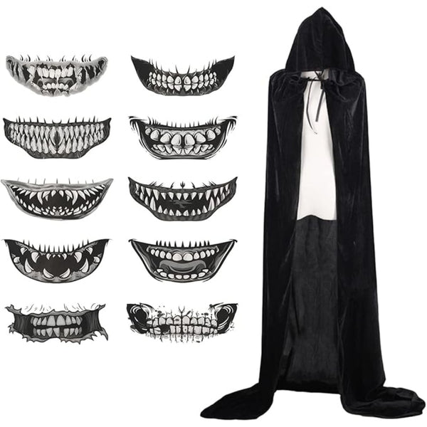 Black Death Cloak Set