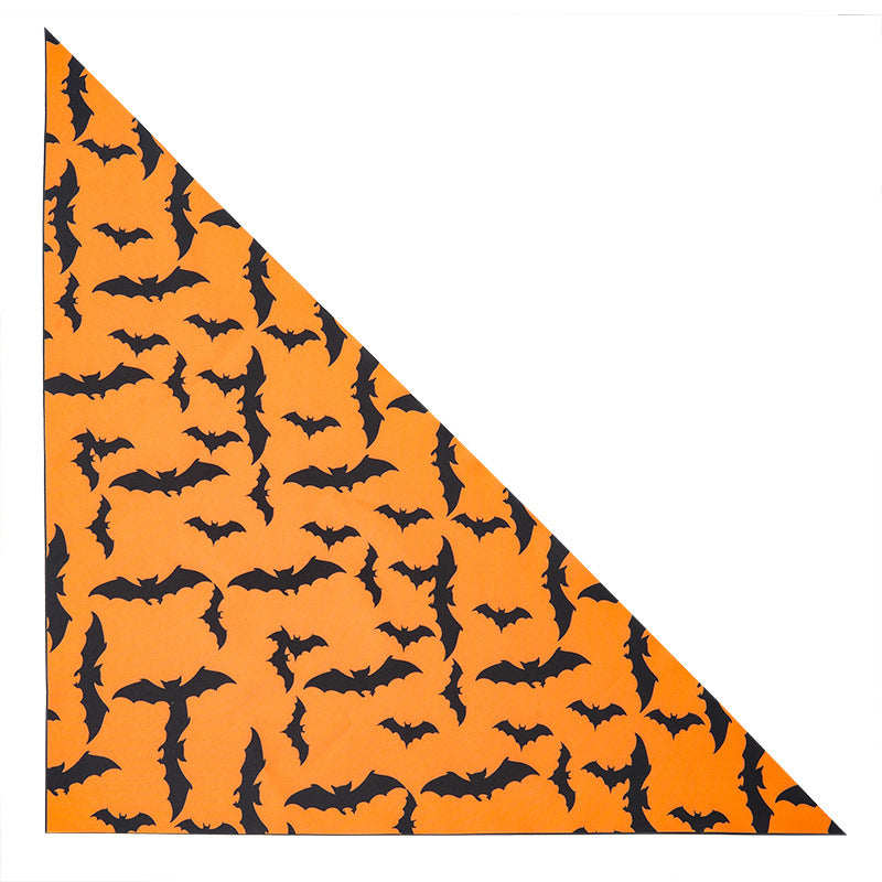 Halloween Dogs and Cats Pet Print Scarf - Discount Halloween City