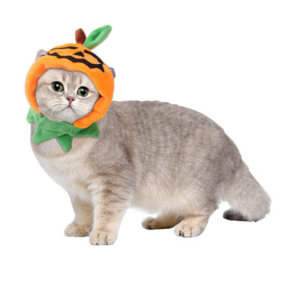 Halloween Pumpkin Double-sided Dog Cloak Cat Ornaments - Discount Halloween City