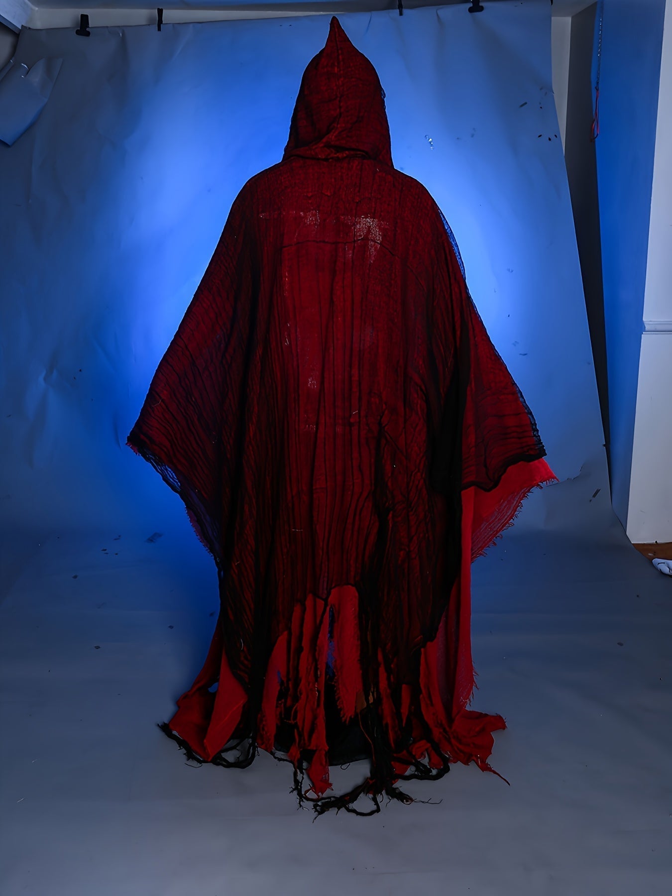 Blood Drip Gothic Hooded Cloak Costume