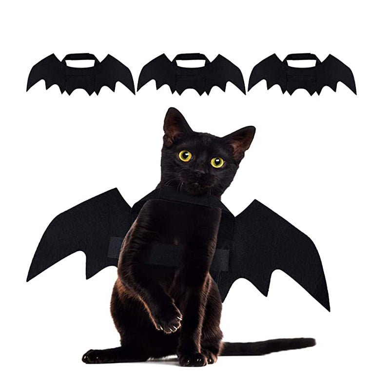 Halloween Pet Cat Small Dogs Bat Wings Cat Wings Accessories - Discount Halloween City