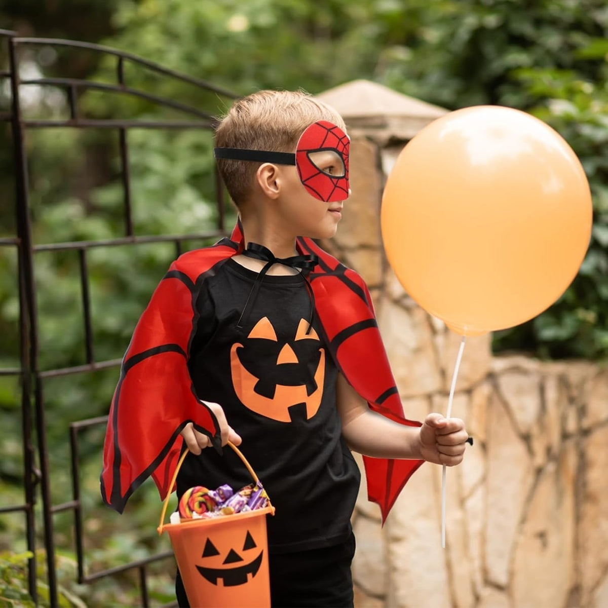 Spider 2-Piece Halloween Cape Costume with Mask - product image 5
