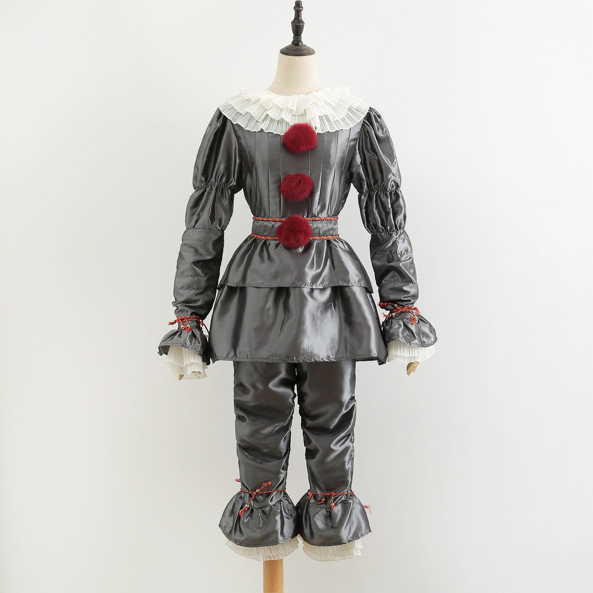 Clown Return Ghost Cos Red-Haired Sewer Clown Cosplay Halloween Costume - Discount Halloween City