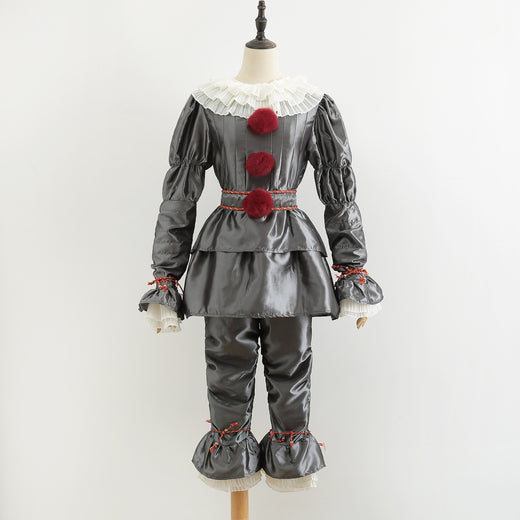 Clown Return Ghost Cos Red-Haired Sewer Clown Halloween Costume