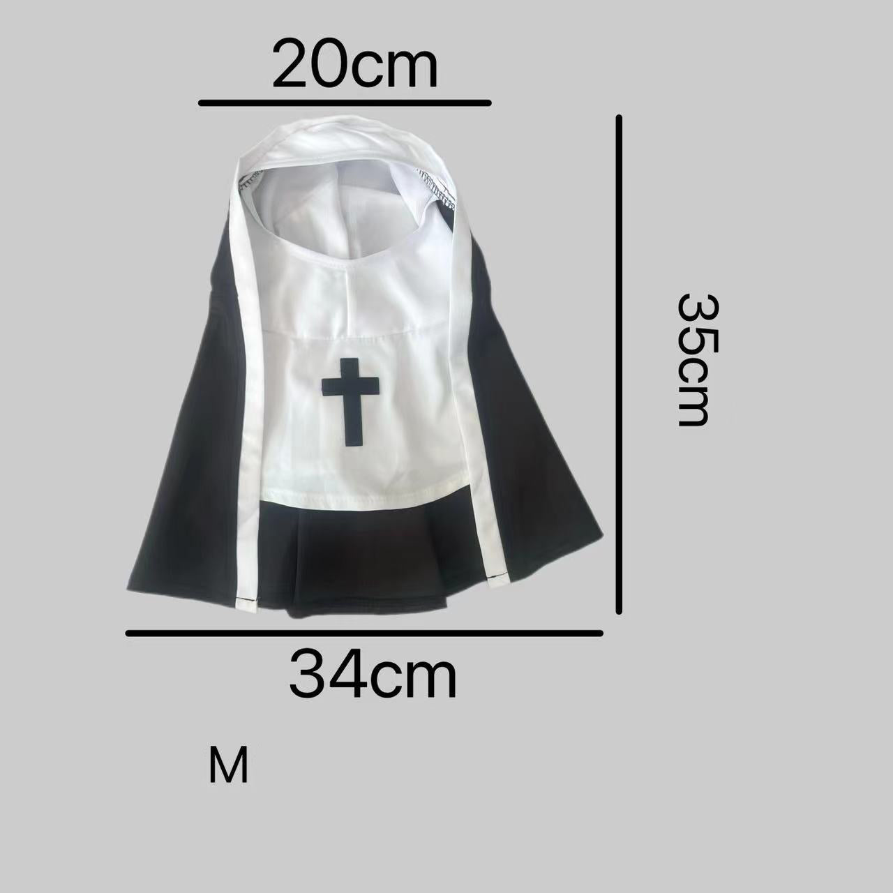 PET SHOW Nun Dog Costume for Small Medium Dogs Halloween - Discount Halloween City