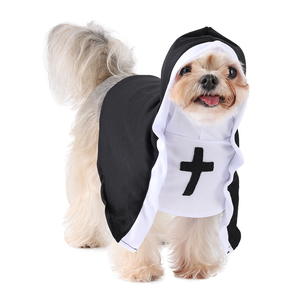 Pet Cat Decoration Nun Cloak Dog - alternate view 5