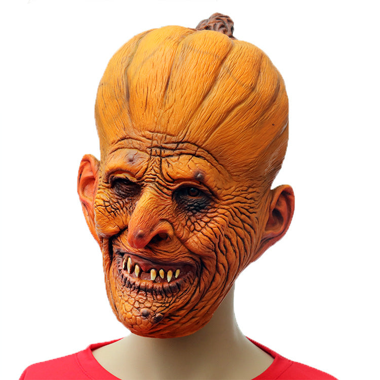 Halloween Easter Pumpkin Cosplay Latex Mask Scary Carnival - Discount Halloween City