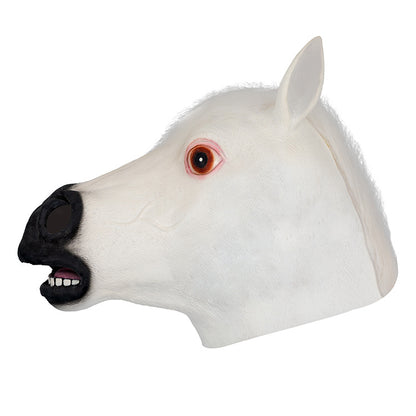 Halloween Latex Mask Animal Horse Head - Discount Halloween City