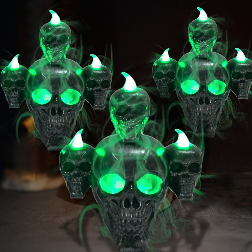 Halloween Decoration Skull with Lights Ornaments - Discount Halloween City