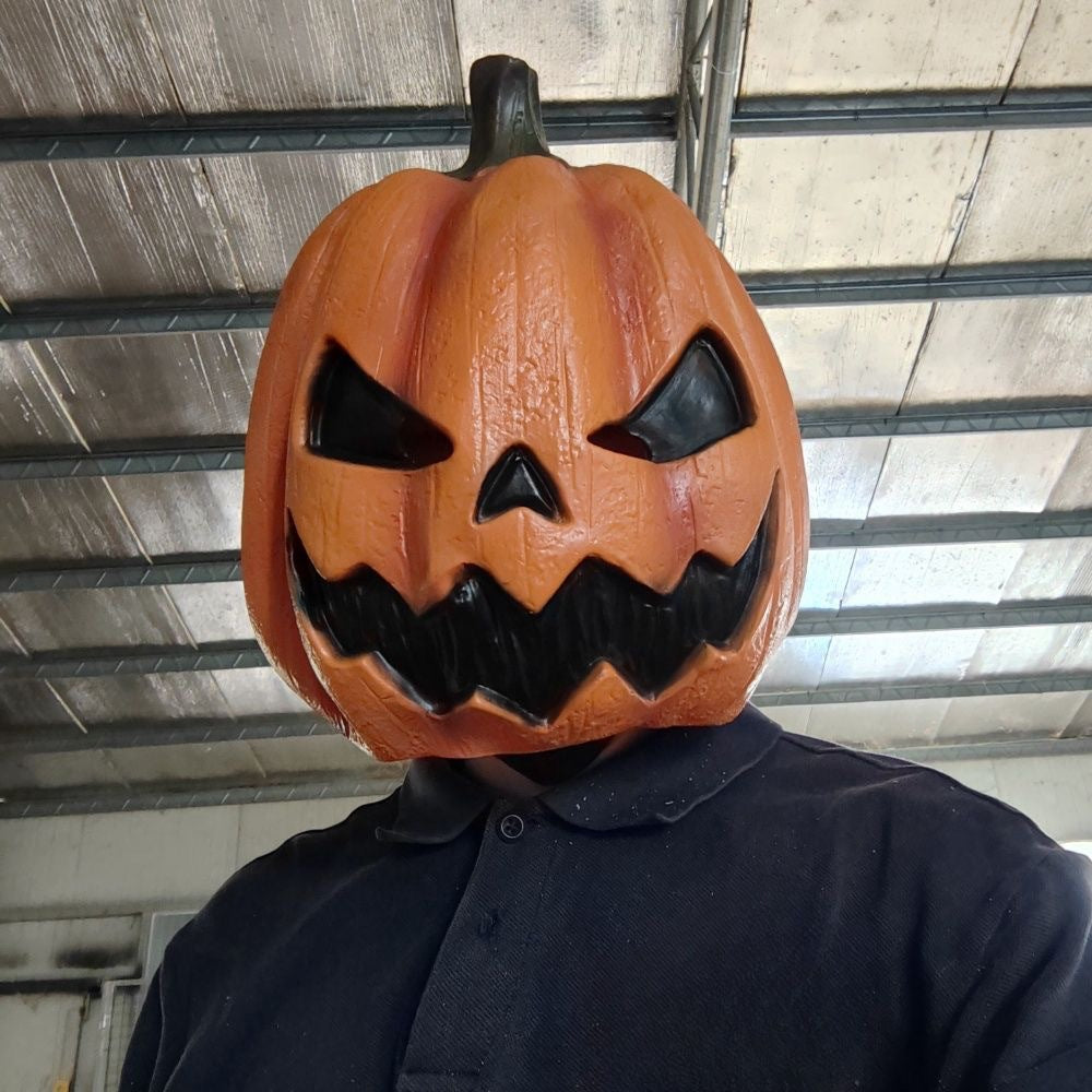 Pumpkin Masquerade Halloween Costume Mask
