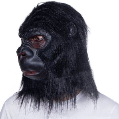 Gorilla Animal Latex Headgear Mask - alternate view 3