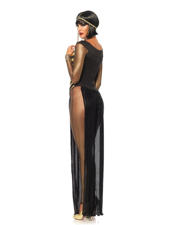 Halloween Greek Goddess Costume Ancient Cleopatra Uniform - Discount Halloween City