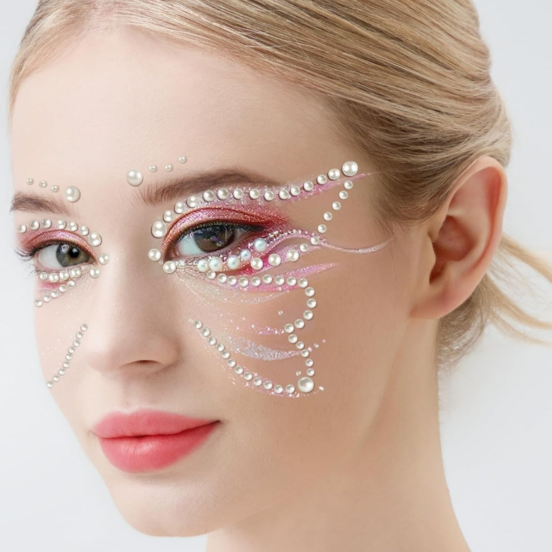Gem Stickers Face Gems Self Adhesive Face Gems and Pearls - alternate view 6