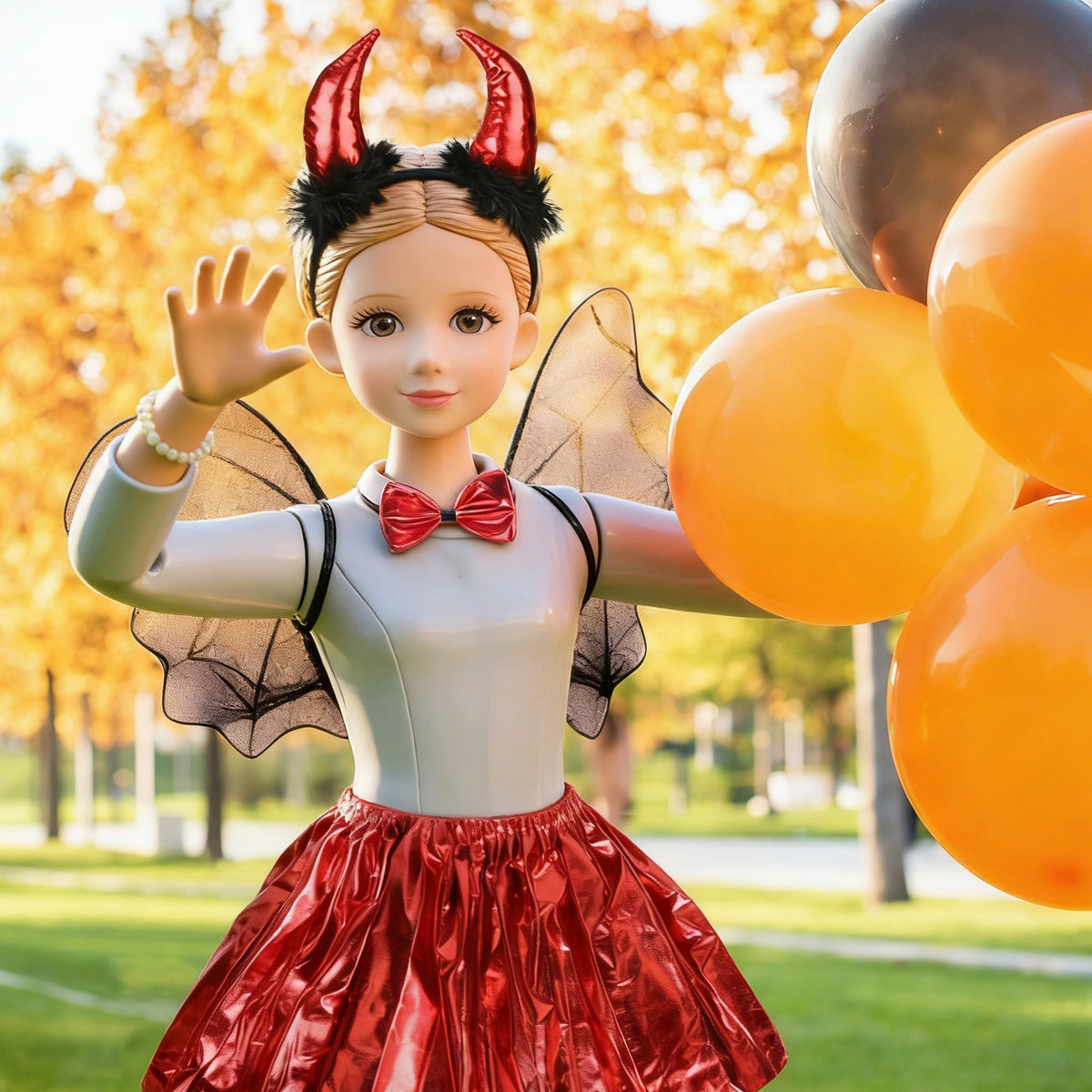 Devil Horn 4-Piece Halloween Costume Accessory Set - product image 3
