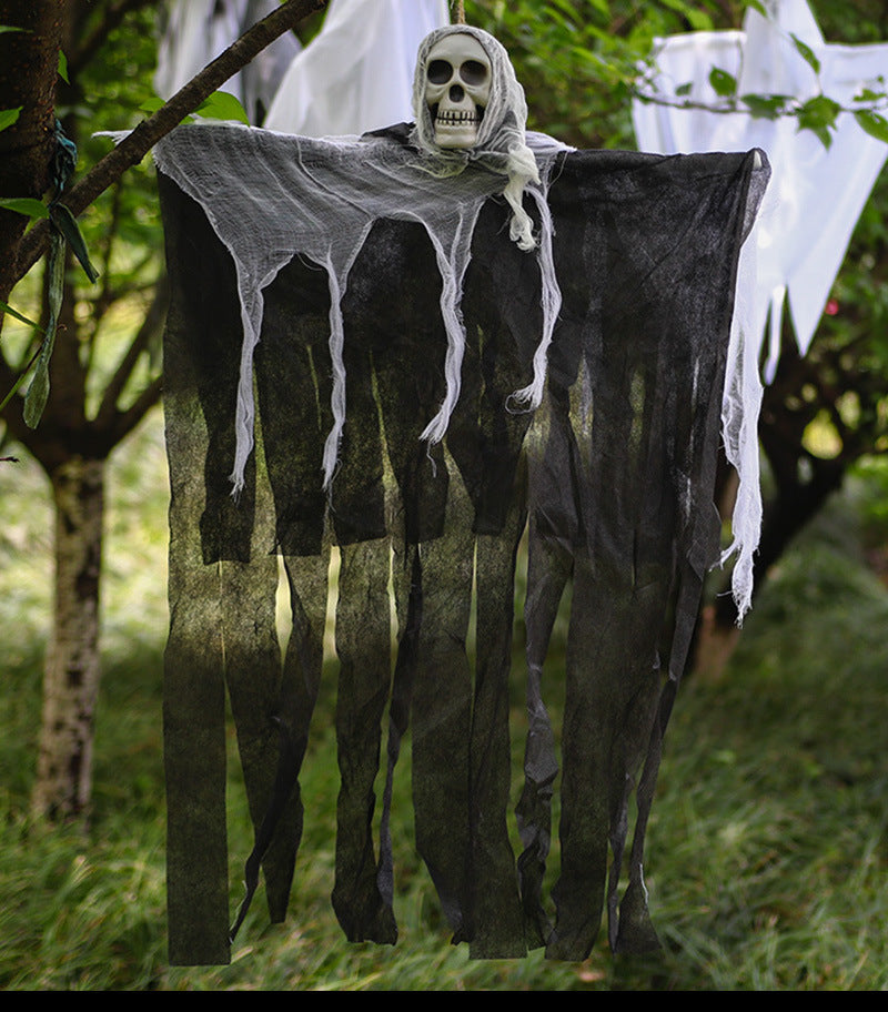 Skull Ghost Haunted House Halloween Hanging Ornament - product image 10