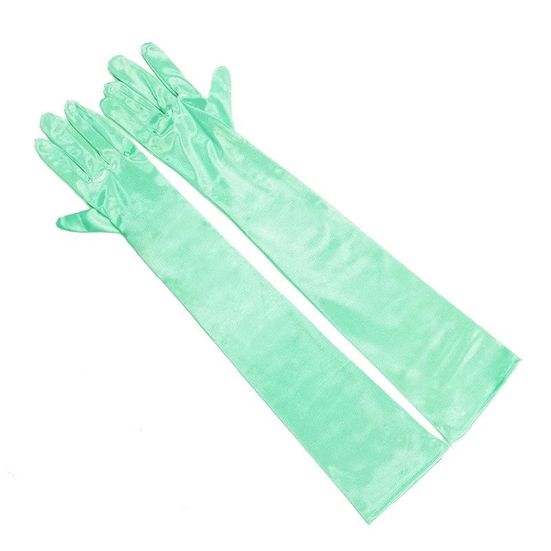 Women's Satin Stretch Gloves - alternate view 20