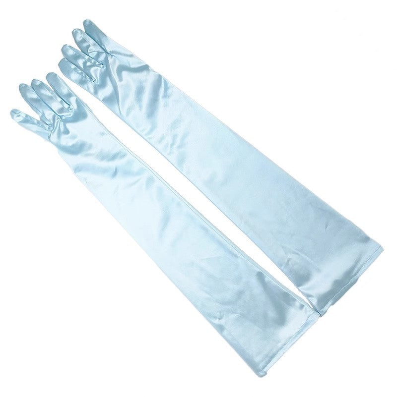 Women's Satin Stretch Gloves - alternate view 13