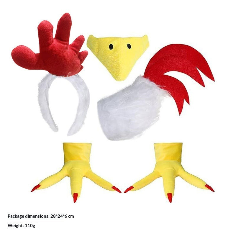 Thanksgiving Turkey Rooster Headband Set - alternate view 8