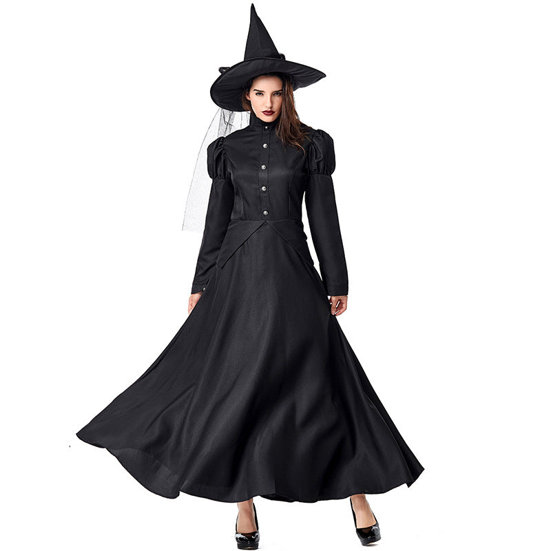 Halloween Costume Black Witch Parent-child Clothing - Discount Halloween City